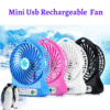 Portable Handheld Mini Rechargeable Fan – 3-Speed, USB Rechargeable, with LED Light