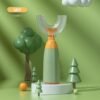 U-Shaped Children's Manual Toothbrush – Soft Silicone Training Toothbrush for Ages 1-8