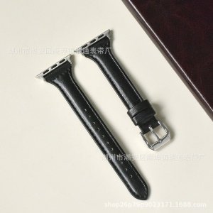 Leather Apple Watch Band for 42mm, 44mm, 45mm, 49mm – Stylish & Comfortable Strap