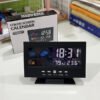 Large-Screen Weather Clock with Color Display | Temperature & Humidity Monitor, Home Alarm Clock