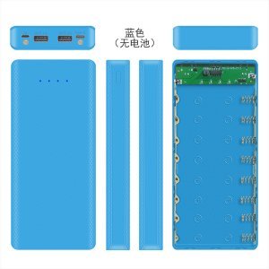 Power Bank Case 8×18650 – DIY External Battery Pack Enclosure (Without Battery)