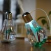 4 Bulb Humidifier Lamp Shade Decorative Lights Diffuser Purifier Atomizer with Colorful LED Night Light for Home Decor