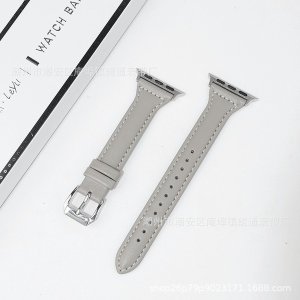 Leather Apple Watch Band for 42mm, 44mm, 45mm, 49mm – Stylish & Comfortable Strap