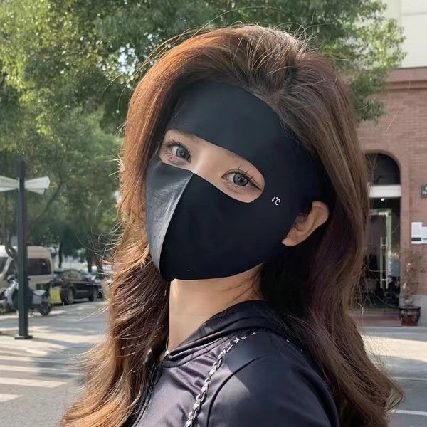Full Face Sun Protection Mask for Women – UV Protection, Breathable Fabric