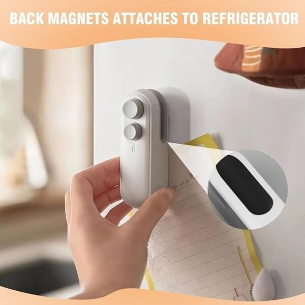 USB Rechargeable 2-in-1 Mini Bag Sealer & Heat Cutter – Keep Snacks Fresh & Secure