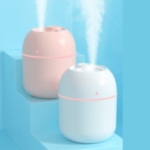 220ml Mini Air Humidifier & Aroma Essential Oil Diffuser with LED Night Lamp