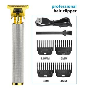 6711a76cd307598eb1bc5a94c9421293-2-300x300 USB Rechargeable Cordless Hair Trimmer – Portable Clipper with 4 Guide Combs