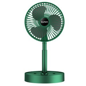 Folding Telescopic Portable USB Rechargeable Mini Fan – 3 Speed Desktop & Floor Fan
