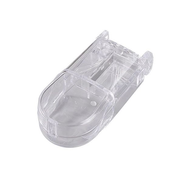 Medicine Cutter Splitter Divide Transparent Storage Case and Storage Box Pill Cutter