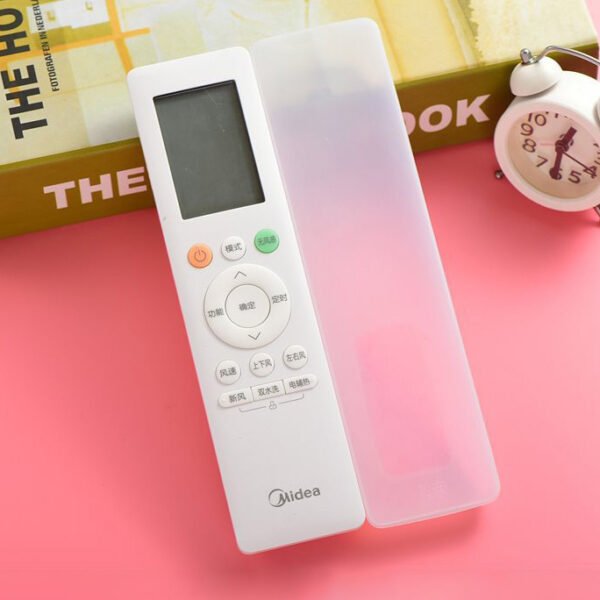 6f937bf3b4b744451bdc572182d4e883 Silicone Protective Cover for Air Conditioner Remote | Transparent Remote Control Case (19.5 × 5 × 1.7 cm)