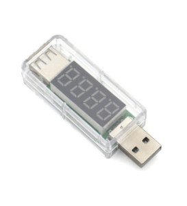 USB Charging Current & Voltage Tester Detector — Portable USB Power Meter