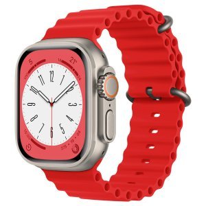 Ocean Silicone Strap for Apple Watch Ultra & Series – Fits 42mm, 44mm, 45mm, 49mm