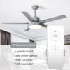 Universal Ceiling Fan Lamp Remote Control Kit | Adjustable Wind Speed Transmitter & Receiver – 1 Set
