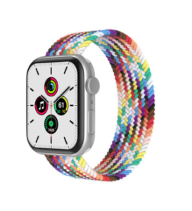 Apple Watch New Color Braid Solo Loop Nylon Elastic Strap for 42/44/45/49mm