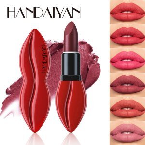 Handiyan Matte Finish 6-in-1 Lipstick Set – Long-Lasting Bold & Natural Shades