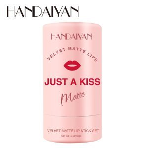 Handiyan Just a Kiss Velvet Lipstick Set – 8 Shades in One Box
