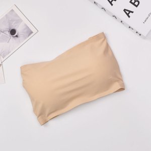 Strapless Padded Bra for Women & Teenagers – Stylish Back Crisscross Design