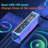 c7f9d99ad0427ffc30735df8ab4b87e7 18650 Battery Charger Case DIY Set – 100W PD 22.5W Fast Charging Power Bank Shell with Micro Type-C (Battery Not Included)
