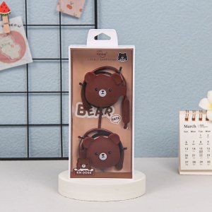 Cute Cartoon Wired Earphones with Ear Hook & Built-in Microphone – 3.5mm Jack