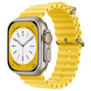 Ocean Silicone Strap for Apple Watch Ultra & Series – Fits 42mm, 44mm, 45mm, 49mm