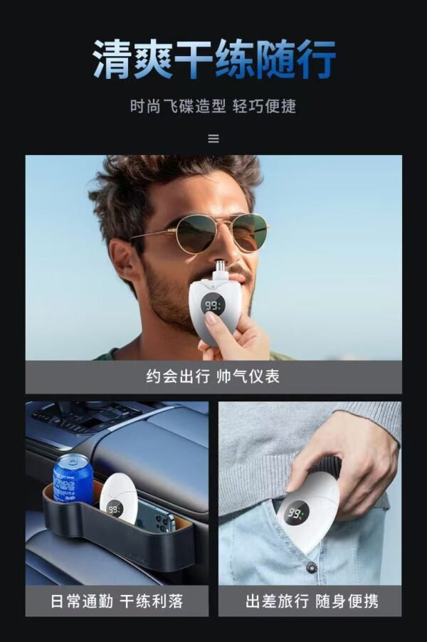daf6e44bddea72c1294c658354d88b51 Digital Display Electric Nose Hair Trimmer – Type-C Rechargeable Shaving Device