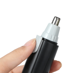 Electric Nose Hair Trimmer for Men & Women – Waterproof Rotary Shaver with Safety Blade