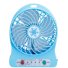 Portable Handheld Mini Rechargeable Fan – 3-Speed, USB Rechargeable, with LED Light