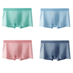 Men’s Ice Silk Underwear – Quick Dry, Comfortable Boxer Shorts with Ergonomic Design
