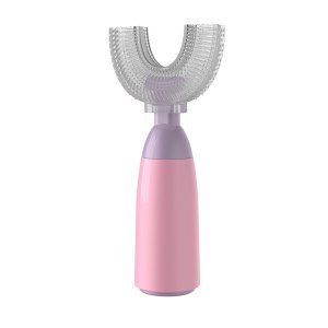 U-Shaped Children's Manual Toothbrush – Soft Silicone Training Toothbrush for Ages 1-8