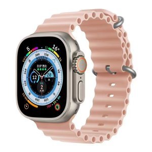 Ocean Silicone Strap for Apple Watch Ultra & Series – Fits 42mm, 44mm, 45mm, 49mm