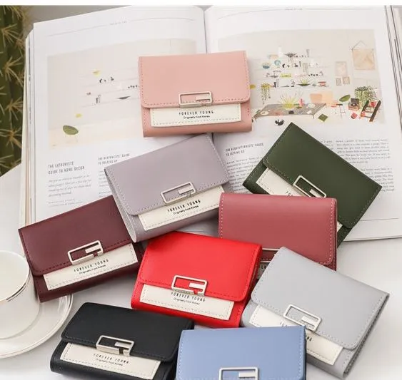 Forever Young Premium Wallet (Ladies' Edition) – Compact PU Leather Mini Purse