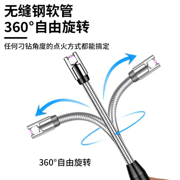 Rechargeable Electric Arc Kitchen Lighter – USB Charging | Windproof | Flexible Long Neck