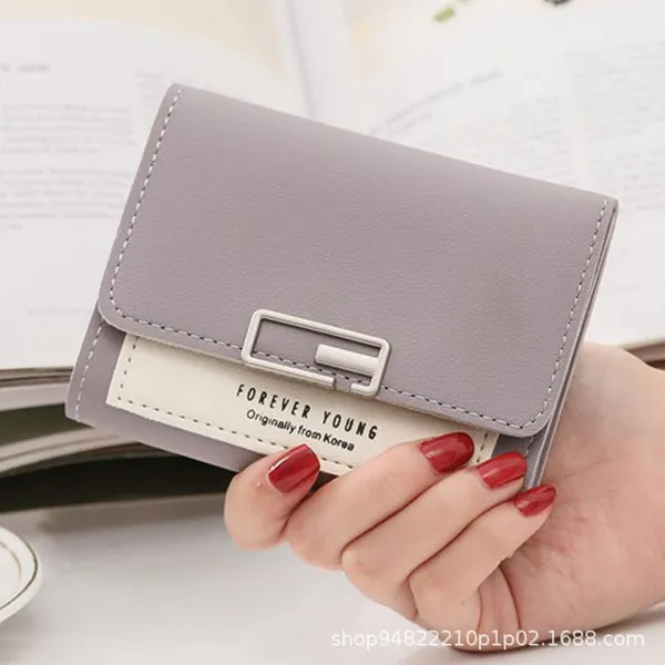 Forever Young Premium Wallet (Ladies' Edition) – Compact PU Leather Mini Purse