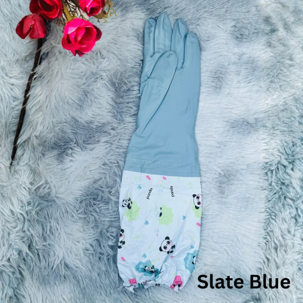 1 ২ জোড়া গ্লাভস কম্বো – লম্বা ওয়াটারপ্রুফ গ্লাভস + ম্যাজিক ডিশওয়াশিং গ্লাভস